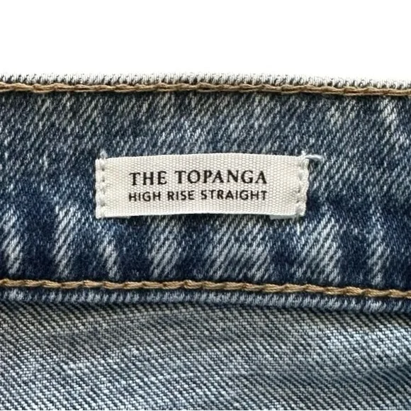 Rails Topanga High Rise Straight Button Fly Jeans Size 30 - Picture 5 of 14